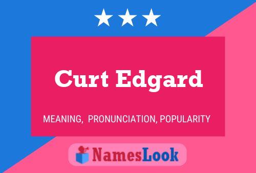 ملصق اسم Curt Edgard