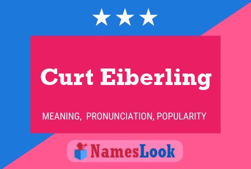 ملصق اسم Curt Eiberling