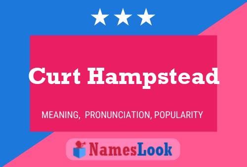 ملصق اسم Curt Hampstead