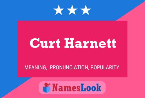 ملصق اسم Curt Harnett