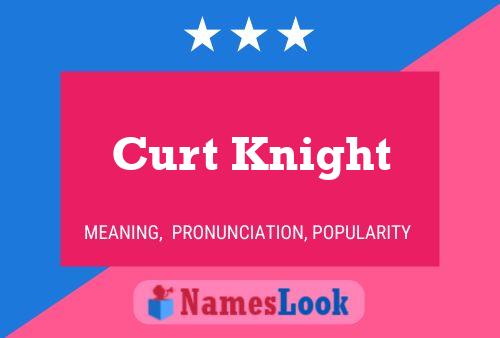 ملصق اسم Curt Knight