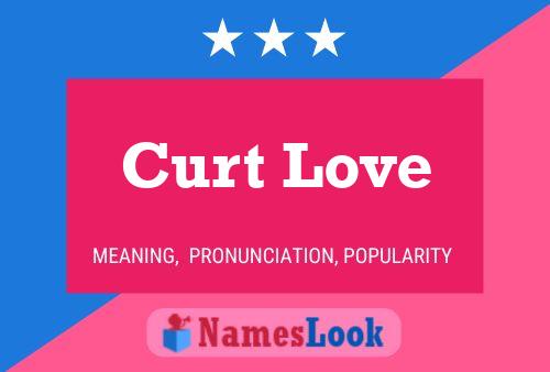 ملصق اسم Curt Love