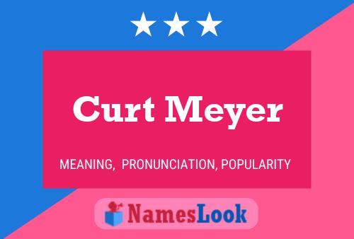 ملصق اسم Curt Meyer