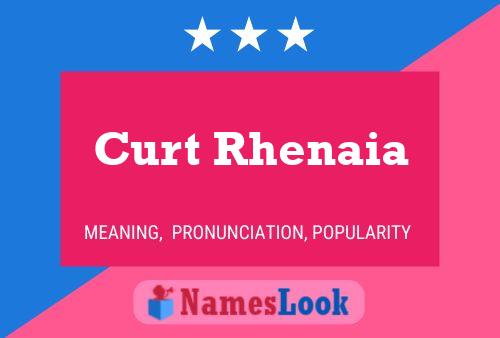 ملصق اسم Curt Rhenaia