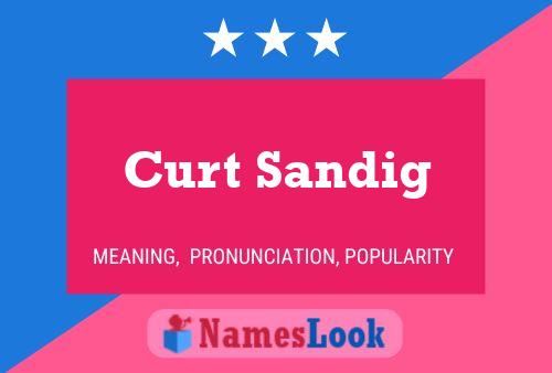 ملصق اسم Curt Sandig