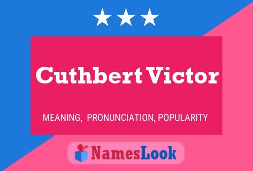 ملصق اسم Cuthbert Victor