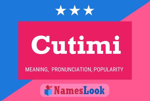 ملصق اسم Cutimi