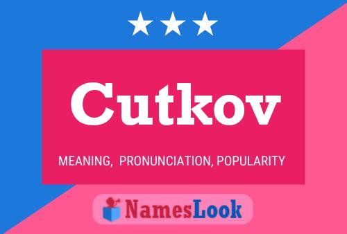 ملصق اسم Cutkov