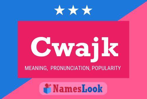 ملصق اسم Cwajk