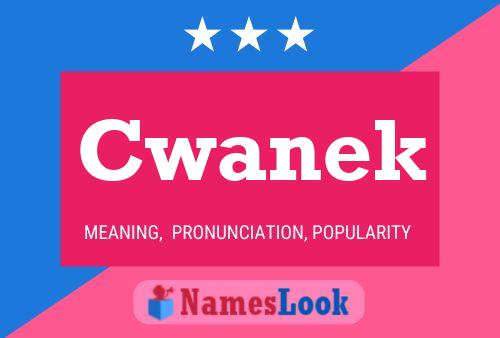 ملصق اسم Cwanek