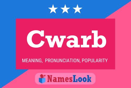 ملصق اسم Cwarb