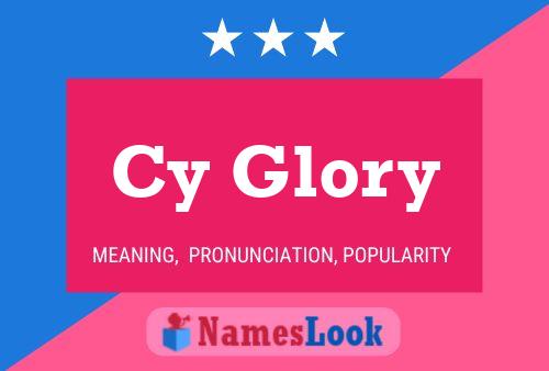 ملصق اسم Cy Glory