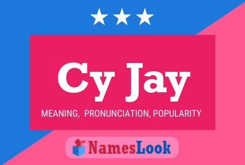 ملصق اسم Cy Jay