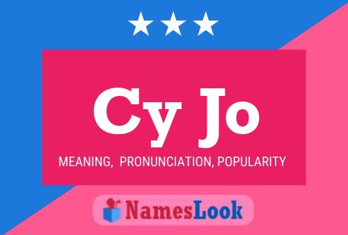 ملصق اسم Cy Jo