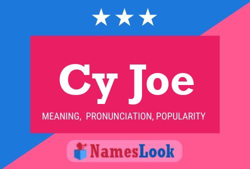 ملصق اسم Cy Joe