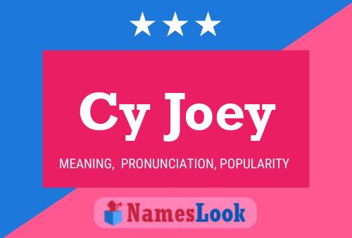 ملصق اسم Cy Joey