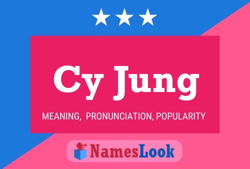 ملصق اسم Cy Jung