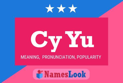 ملصق اسم Cy Yu