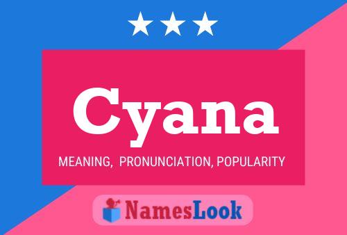 ملصق اسم Cyana