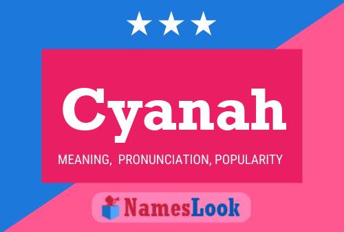 ملصق اسم Cyanah