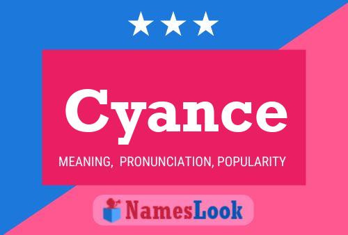 ملصق اسم Cyance