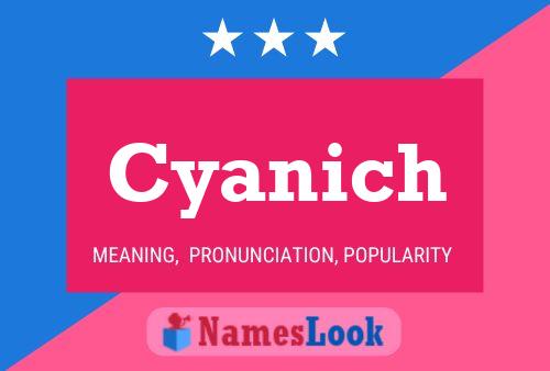 ملصق اسم Cyanich