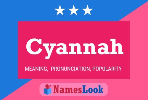 ملصق اسم Cyannah