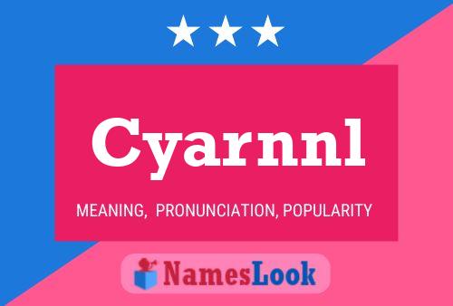 ملصق اسم Cyarnnl