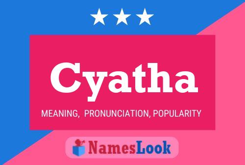 ملصق اسم Cyatha