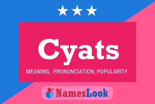 ملصق اسم Cyats