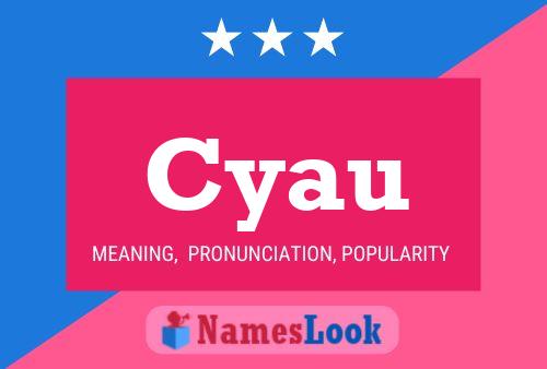 ملصق اسم Cyau