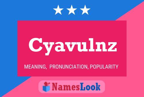 ملصق اسم Cyavulnz