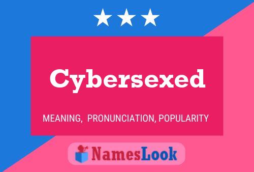 ملصق اسم Cybersexed