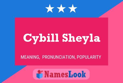 ملصق اسم Cybill Sheyla