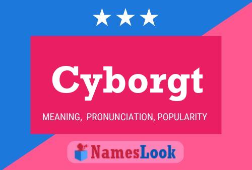 ملصق اسم Cyborgt