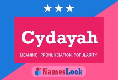 ملصق اسم Cydayah