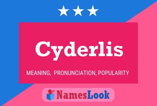 ملصق اسم Cyderlis