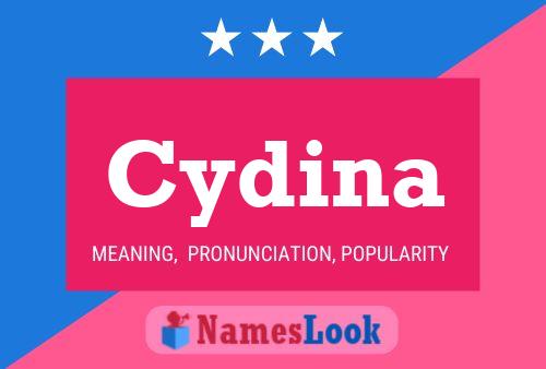 ملصق اسم Cydina