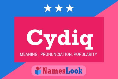 ملصق اسم Cydiq