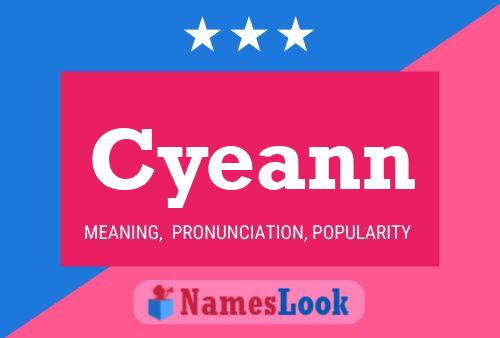 ملصق اسم Cyeann