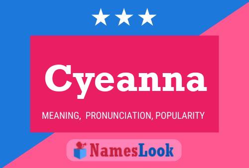 ملصق اسم Cyeanna