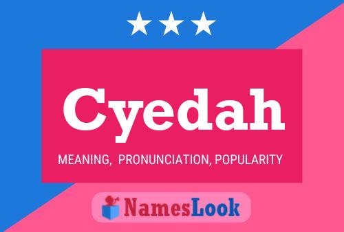 ملصق اسم Cyedah