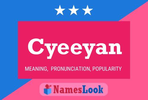 ملصق اسم Cyeeyan