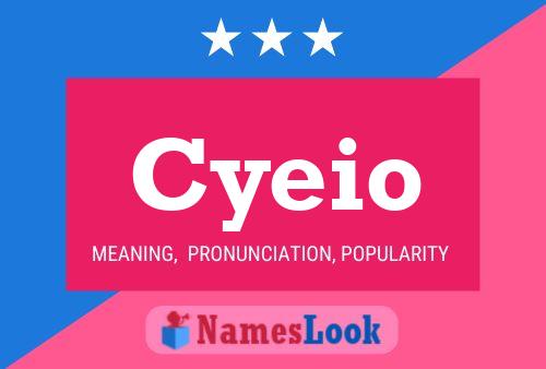 ملصق اسم Cyeio