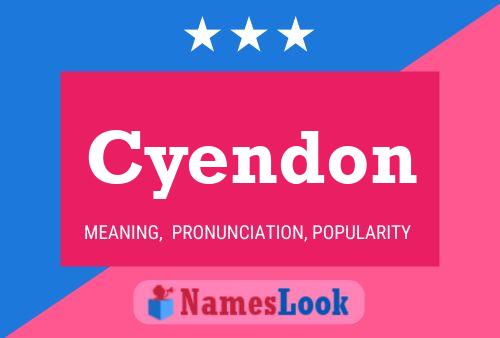 ملصق اسم Cyendon