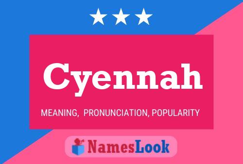 ملصق اسم Cyennah