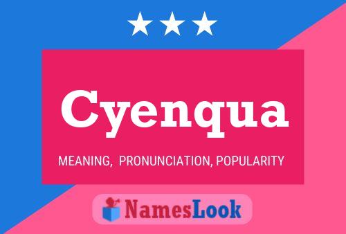 ملصق اسم Cyenqua