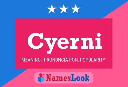 ملصق اسم Cyerni