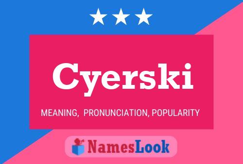 ملصق اسم Cyerski