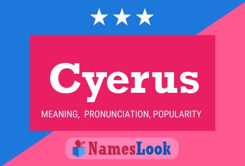 ملصق اسم Cyerus